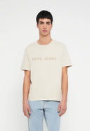 Pepe Jeans Ανδρικό T-shirt Meyer PM5010162-839 Μπεζ