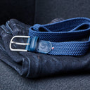 La Boucle Ανδρική Ζώνη Πλεκτή Miami B10-100170 Dark Blue