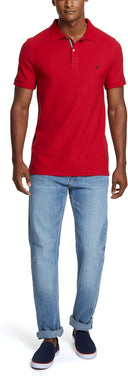 Nautica Ανδρική Μπλούζα Πόλο Κοντομάνικη Cabin Polo N1CR0110-802 Κόκκινο
