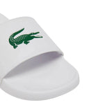 Lacoste Serve Slide Ανδρικές Παντόφλες 49CMA0041-082 WHT/GRN  Λευκό