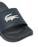 Lacoste Serve Slide Ανδρικές Παντόφλες 49CMA0041-092 NVY/WHT Μπλε