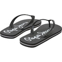 Pepe Jeans Ανδρικές Σαγιονάρες Bay Beach Basic PMS70128-999 Μαύρο