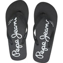 Pepe Jeans Ανδρικές Σαγιονάρες Bay Beach Basic PMS70128-999 Μαύρο