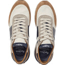 Pepe Jeans Ανδρικά  Δερμάτινα Suede Sneakers Buster Serie PMS600008-879 Καφέ