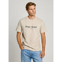 Pepe Jeans Ανδρική Μπλούζα T-Shirt Dale PM509783-836 Μπεζ