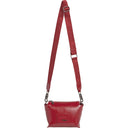 Pepe Jeans Γυναικεία Τσάντα Ώμου Edith Glossy PL0300010-255 Μπορντό