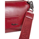 Pepe Jeans Γυναικεία Τσάντα Ώμου Edith Glossy PL0300010-255 Μπορντό