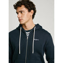 Pepe Jeans Ανδρική Ζακέτα Φούτερ Με Κουκούλα Essential  PM582840-594 Μπλε