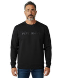 Pepe Jeans Ανδρικό Φούτερ Jefferson Big Logo Crew PM5800255-999 Μαύρο