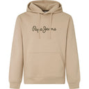 Pepe Jeans Ανδρικό Φούτερ Με Κουκούλα New Joe Hoodie PM582716-840 Μπεζ
