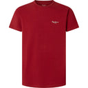 Pepe Jeans Ανδρική Μπλούζα Original Basic 3N T-Shirt PM5010180-287 Μπορντό
