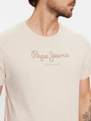 Pepe Jeans Ανδρικό T-shirt Eggo PM508208-833 Μπεζ