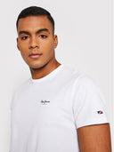 Pepe Jeans Ανδρική Μπλούζα Original Basic T-Shirt PM508212-800 Λευκό