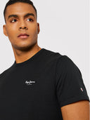 Pepe Jeans Ανδρική Μπλούζα Original Basic T-Shirt PM508212-999 Μαύρο