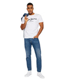 Pepe Jeans Ανδρικό T-shirt Original Stretch PM508210-800 Λευκό