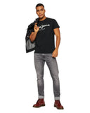 Pepe Jeans Ανδρικό T-shirt Original Stretch PM508210-999 Μαύρο