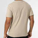 Pepe Jeans Ανδρική Μπλούζα T-Shirt Connor Contrast PM509933-836 Μπεζ