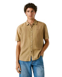 Pepe Jeans Ανδρικό Κοντομάνικο Πουκάμισο Percy PM3091193-850 Καφέ