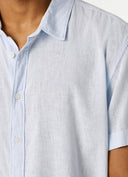 Pepe Jeans Ανδρικό Κοντομάνικο Πουκάμισο Percy PM3091193-504 Σιέλ