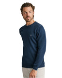 Navy & Green Ανδρικό Πλεκτό Βαμβακερό 24YM.926/P.5 Dark Petrol Πετρόλ