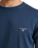 Navy & Green Ανδρικό Πλεκτό Βαμβακερό 24YM.926/P.5 Dark Petrol Πετρόλ