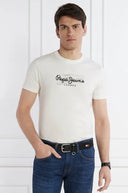Pepe Jeans Ανδρικό T-shirt Castle PM509204-837 Chalk White