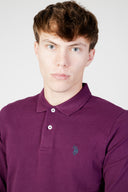 U.S. Polo Assn. Ανδρική Μπλούζα Μακρυμάνικη Polo 6670949785-259 Μπορντό