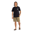 Quiksilver Ανδρικό T-shirt Palm Lines  EQYZT08057-KVJ0 Μαύρο