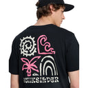 Quiksilver Tap In Ss  Ανδρικό T-Shirt EQYZT08307-KVJ0 Μαύρο