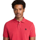 Timberland Ανδρική Μπλούζα SS Millers River Pique Polo TB0A6VDPN96 Κόκκινο