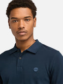 Timberland Ανδρική Μπλούζα Ls Millers River Pique Polo TB0A6VD2433 Μπλέ