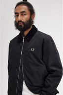 Fred Perry Ανδρικό Μπουφάν Caban Jacket J8535-102 Μαύρο
