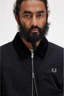 Fred Perry Ανδρικό Μπουφάν Caban Jacket J8535-102 Μαύρο