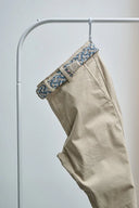 La Boucle Ανδρική Ζώνη Πλεκτή Santa Barbara B60-600520 Blue Beige