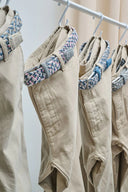 La Boucle Ανδρική Ζώνη Πλεκτή Santa Barbara B60-600520 Blue Beige