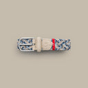 La Boucle Ανδρική Ζώνη Πλεκτή Santa Barbara B60-600520 Blue Beige