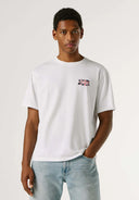Pepe Jeans Ανδρικό T-shirt Small Flag PM5010311-800 Λευκό