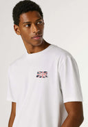 Pepe Jeans Ανδρικό T-shirt Small Flag PM5010311-800 Λευκό