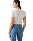 Guess Γυναικείο T-Shirt Mini Logo W6YI12K3751-G011 Λευκό