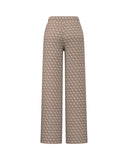 Guess Γυναικείο Παντελόνι Φόρμας 4G Jacquard V6YB27K5181-FNNI Καφέ
