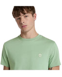 Timberland Ανδρική Μπλούζα SS Dunstan River Jersey Crew Tee Slim TB0A2BPREC6 Πράσινο