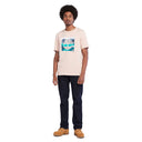 Timberland Ανδρική Μπλούζα T-Shirt SS Coast Graphic Tee A65WH-662 Ροζ