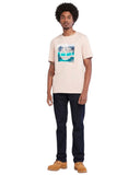 Timberland Ανδρικό T-shirt Coast Graphic A65WH-662 Ροζ