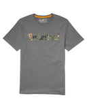 Timberland Ανδρικό T-shirt Lin Logo Camo TB0A41KC-033 Γκρι