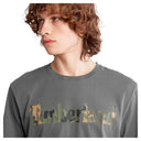 Timberland Ανδρική Μπλούζα T-Shirt SS LIN LOGO CAMO TB0A41KC-033 Γκρι