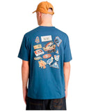 Timberland Ανδρικό T-Shirt Magnet Back Graphic TB0A5MNVEYO Μπλε