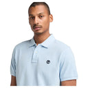 Timberland Ανδρική Μπλούζα SS Millers River Pique Polo TB0A6VDP-940 Σιέλ