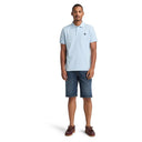 Timberland Ανδρική Μπλούζα SS Millers River Pique Polo TB0A6VDP-940 Σιέλ