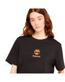 Timberland Ανδρικό T-Shirt Print Stack Logo TBC0YHQU001 Μαύρο