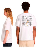 Timberland Ανδρικό T-Shirt Slogan TB0A5M84100 Λευκό
